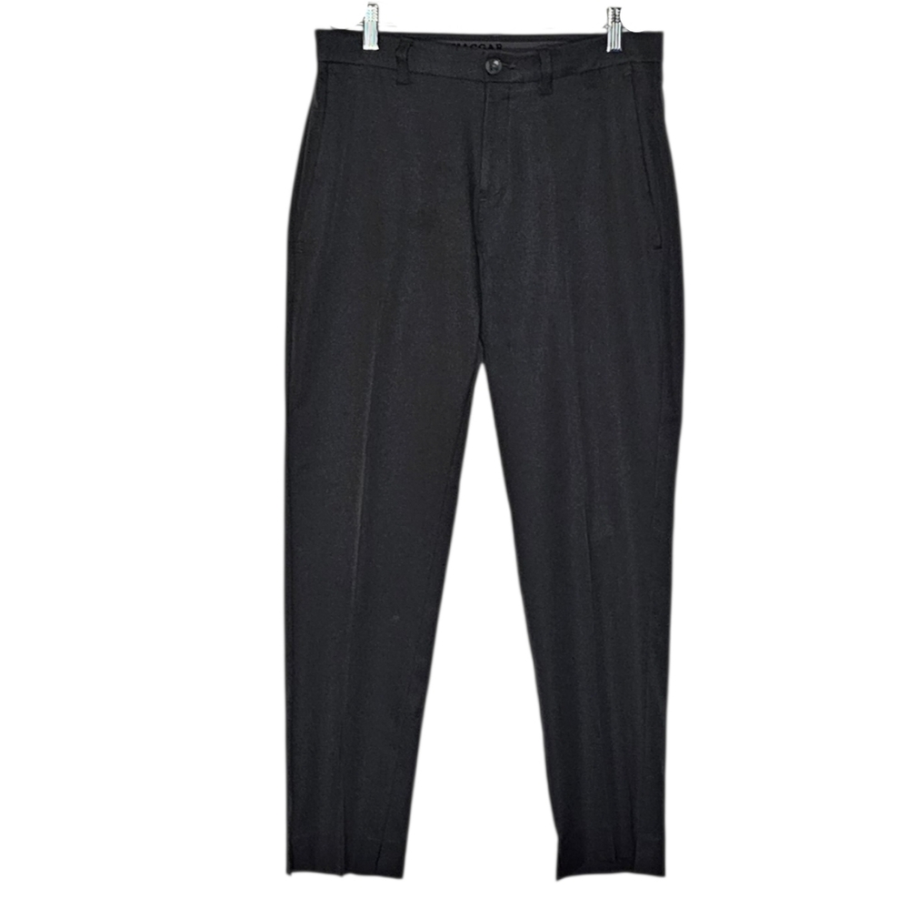 Haggar Cool 18 Charcoal Grey Golf Pants Trousers men's 32 waist